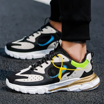 

Size 44 new men's shoes men's casual sports shoes old shoes four seasons wear-resistant non-slip Korean version of the trend