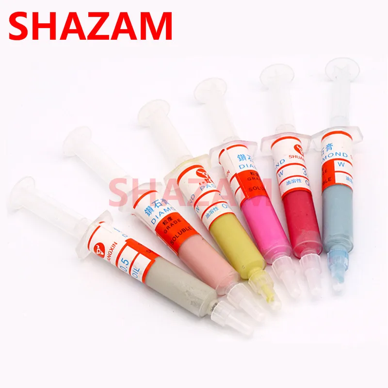 Diamond Abrasive Paste Needle Tube Grinding Polishing Paste W0.540 Lapping Compound Gypsum Mold