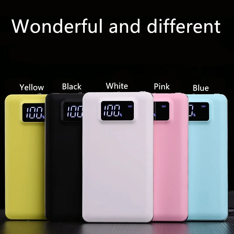 Xiao mi портативное зарядное устройство 30000mah power Bank Dual-USB PoverBank Внешняя батарея быстрая для Xiaomi mi IPhone светодиодный светильник ing