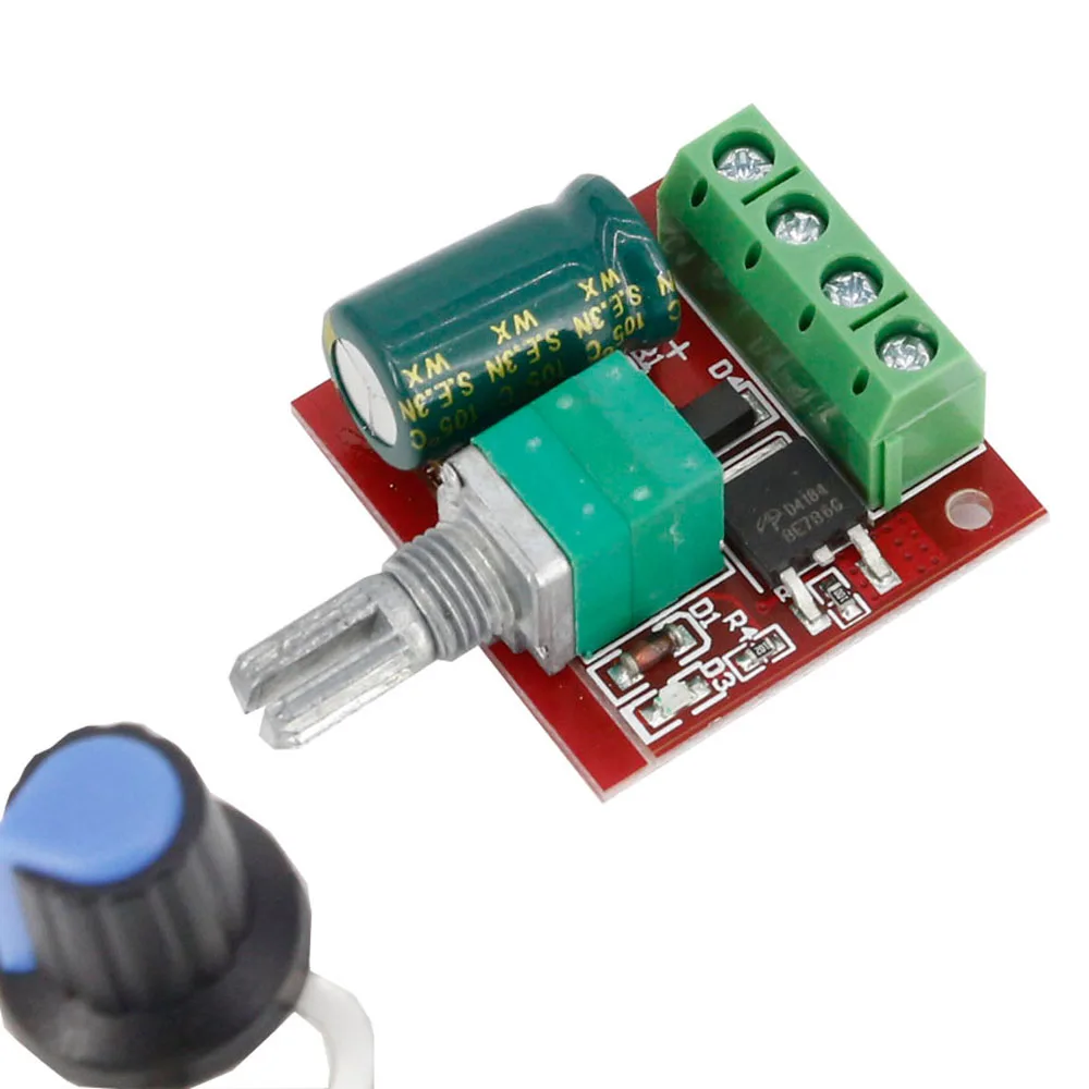 PWM DC Motor Speed Regulator 5V-35V Speed Switch 5A Adjustable Regulator Control Governor Switch LED Dimmer DC Motor Speed Controller