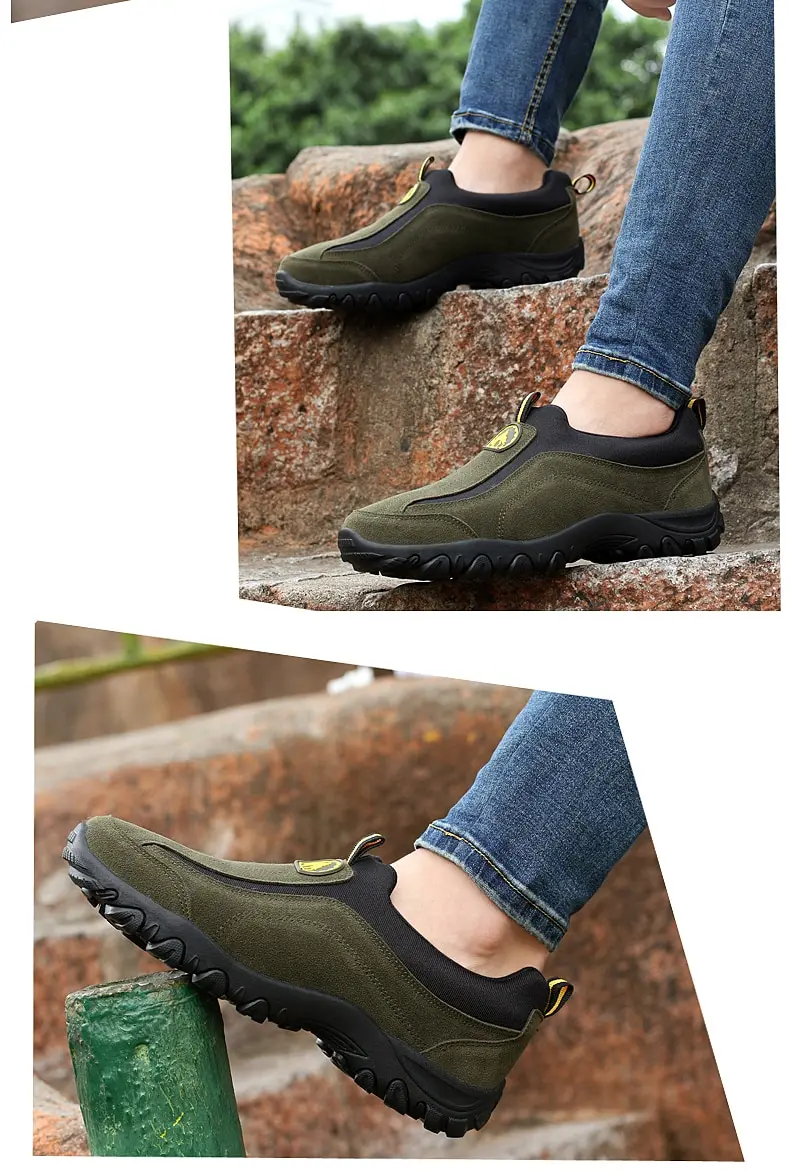 Men Boots Winter With Fur Warm Snow Boots Men Winter Boots Work Shoes Men Footwear Fashion Rubber Ankle Shoes