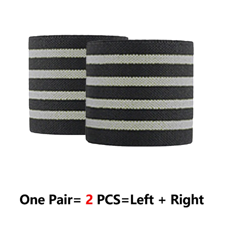 Gray Four Stripes ROEGADYN профессиональная Тяжелая атлетика 2 м эластичный наколенник фитнес наколенник поддерживающий фиксатор тяжелый вес приседания тренировочный наколенник - Цвет: Gray Four Stripes