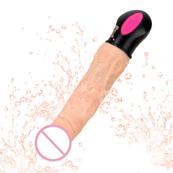 Realistic Dildo Vibrator 12 Mode Flexible Soft Silicone  Sex Toys for Woman Female Masturbation Bendable Vagina Massager Heating 3