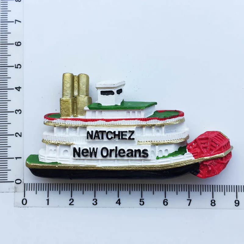 США Орлеан Natchez Steamboat круиз Тур сувенирные магниты на холодильник
