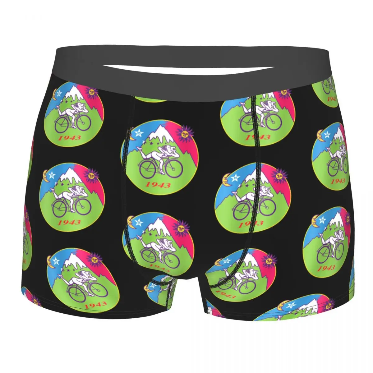 Albert Hoffman LSD Bicycle Day Underpants Breathbale Panties Male Underwear Print Shorts Boxer Briefs бра stilfort albert 1048 11 02w