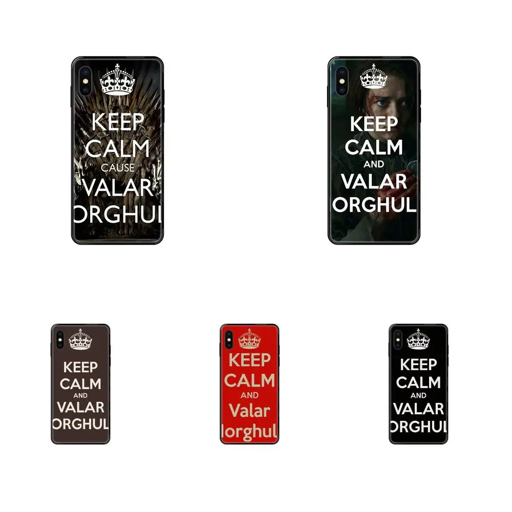 Вертикальный чехол для телефона Keep Calm And Valar Morghulis оригинальный Huawei Honor 6A 7A 7X 8C 8X 9 9A