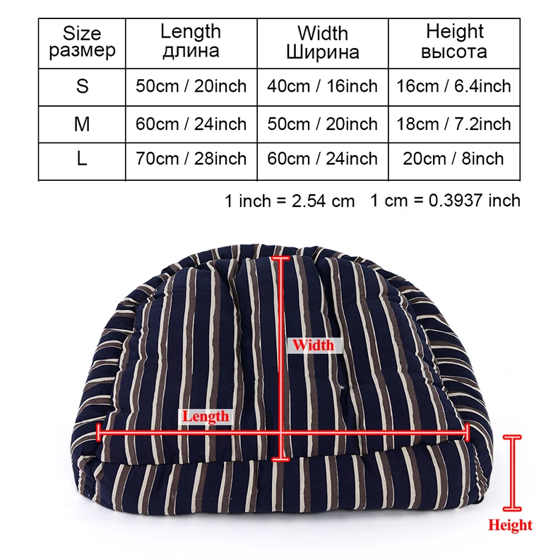 Jormel Pet Supplies Cute Dog Cat Bed Lip Shape Striped Washable Warm Soft Durable Small Medium Dogs Cats Beds