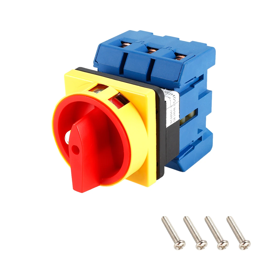 

uxcell 1pc Changeover Switch 2 Position Rotary Selector Cam Switch Panel Mounting 4/6/8 Terminals with Screws