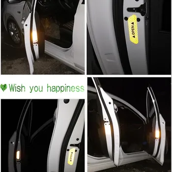 

Universal car Accessories Car door OPEN reflective decorative stickers for mini cooper r53 hyundai kona kia peugeot 5008 audi q5