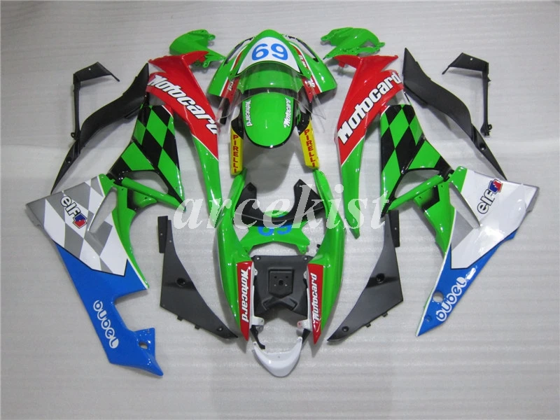 Литьевая Форма ABS обтекатель комплект подходит для Kawasaki Ninja ZX6R 2009 2010 2011 2012 ZX-6R 09 10 11 12 пользовательский классный стиль