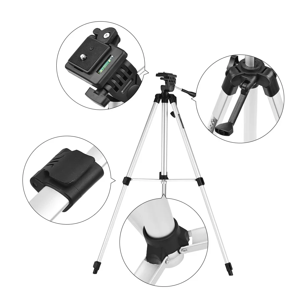 WEIFENG WT-330A Штатив для телефона, фотокамеры для Canon Nikon sony DSLR штатив Camara Профессиональный портативный мини штатив для экшн-камеры