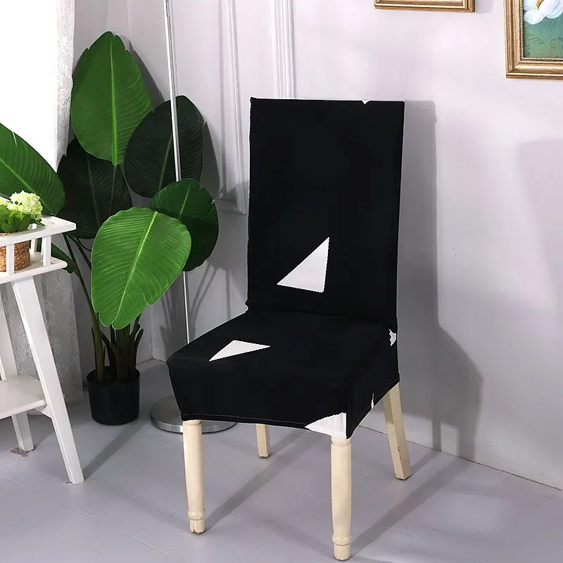 New Arrival 1/2/4/6pc Chair Cover Washable Removable Big Elastic Seat Arm Covers Slipcovers Stretch For Banquet Hotel