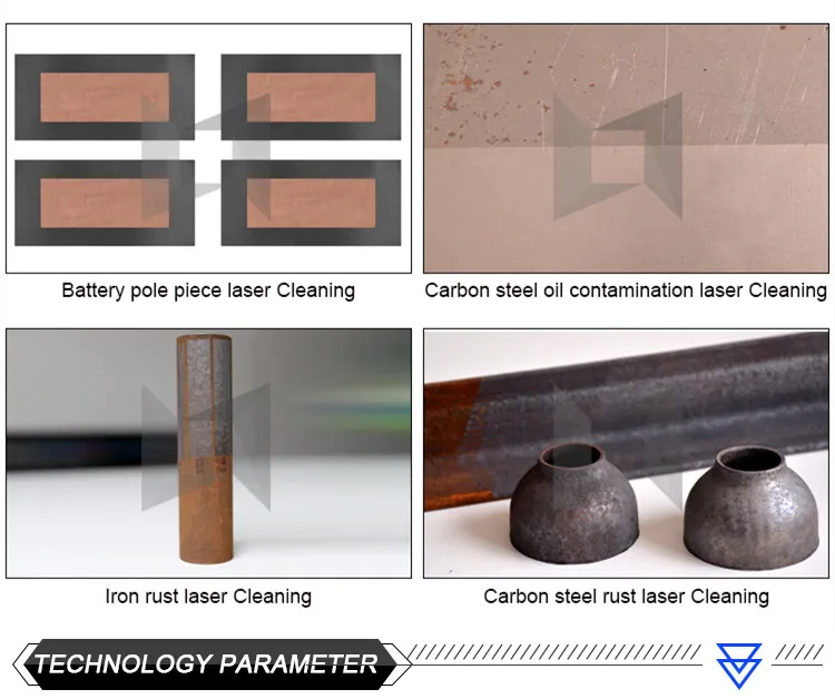 CNC Raycus IPG машина для лазерной очистки металла от ржавчины