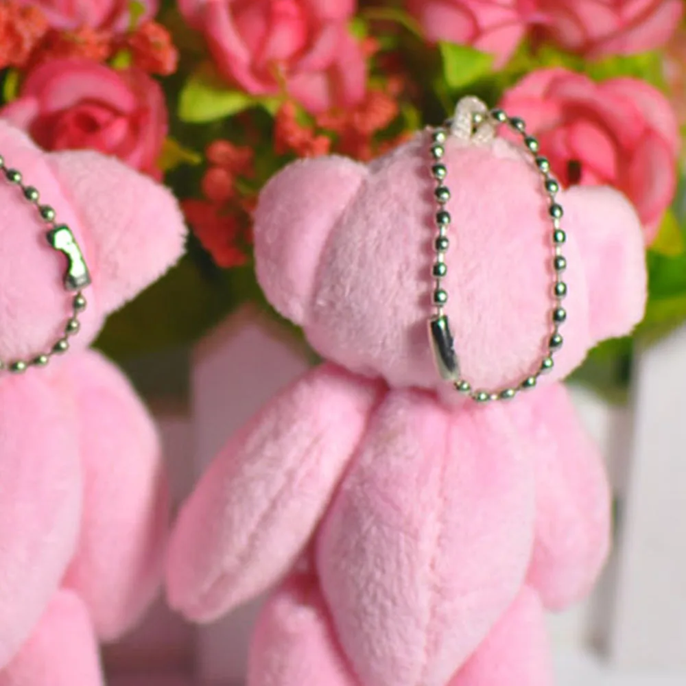 13 см мультяшный плюшевый мишка плюшевая игрушка цветочный букет совместный мини