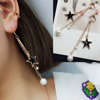 

New Hot Women Artificial Pearl Drop Earrings Long Dangle Earrings Ladies Jewelry Earring Gifts Boucle D'oreille Femme 2019