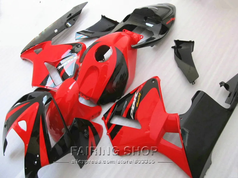 CBR600RR 2005 2006 Обтекатели для Honda красный черный cbr 600rr 05 06 литье под давлением обтекатель комплект SF11