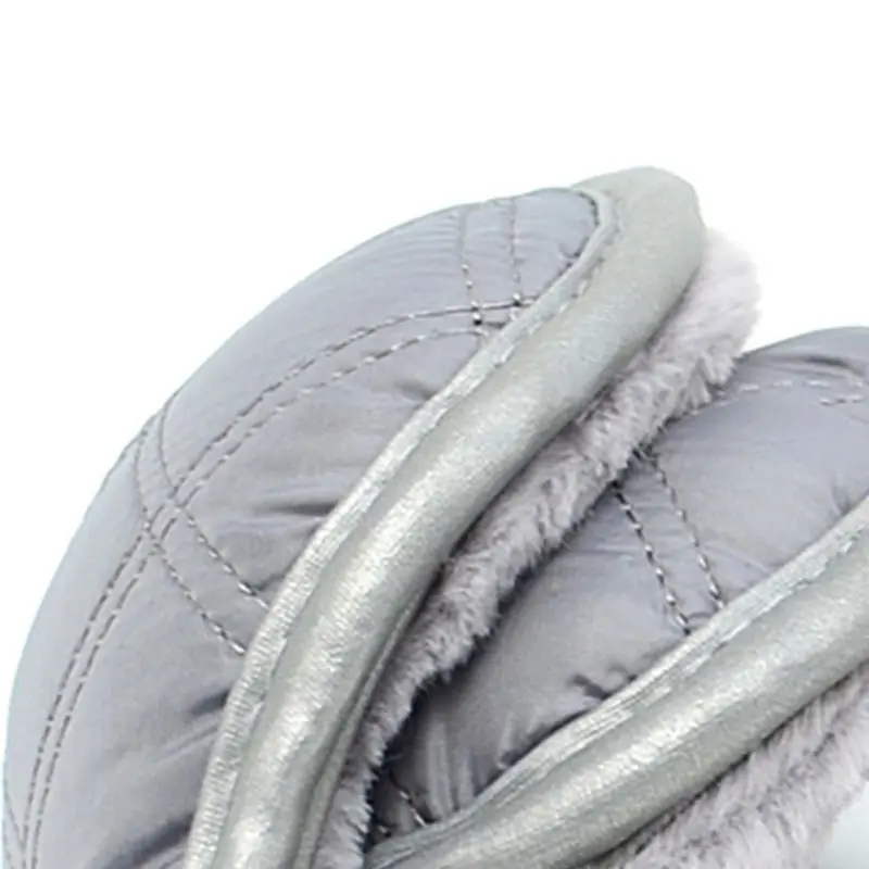 Унисекс водонепроницаемые наушники со светоотражающей полоской, плюшевая подкладка, складные теплые наушники для походов, кемпинга, велоспорта, катания на лыжах