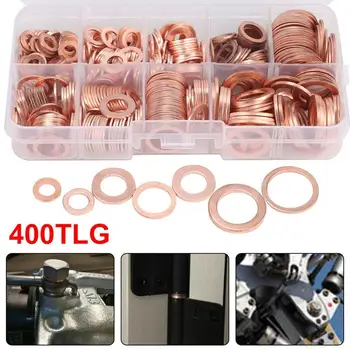 

2020 New 400x Thickness Common Rail Injector Nozzle Sealing Copper Pad Gasket Common Rail Injector Repair Kits