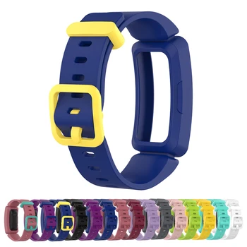 

Waterproof Bands for Fitbit Inspire hr Ace 2 Silicone Watch Strap Replacement Durable Band for Fitbit inspire boys and girls