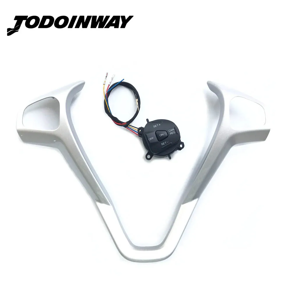 Steering Wheel Modified Frame Speed Control Switch Cruise Control Button & Cable Kit For Ford Fiesta MK7 MK8 ST Ecosport 2013