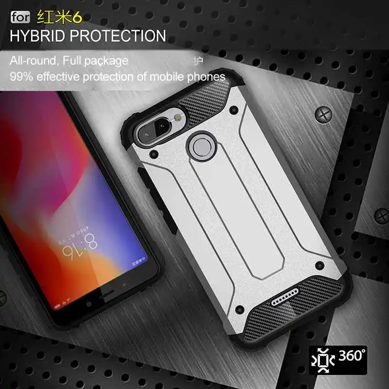 Железная Броня Mokoemi, противоударный чехол 5,45 дюйма для Xiaomi Redmi 6, чехол для Xiaomi Redmi 6, чехол для телефона