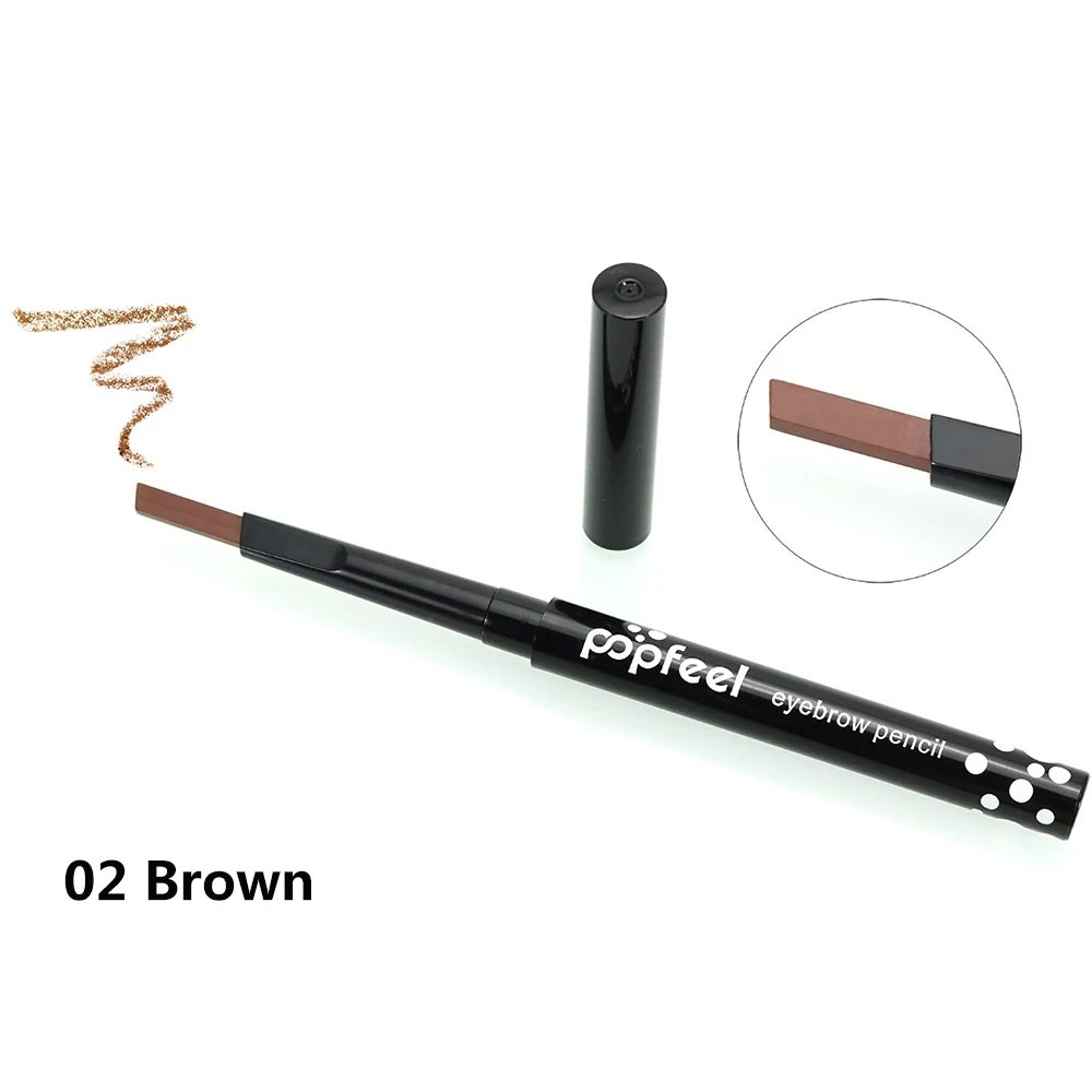 POPFEEL 5 стиль макияж карандаш для бровей автоматические Pro водоотталкивающие чернила бровей ручка Макияж Косметика бровей инструменты для рисования стрелок - Цвет: 2