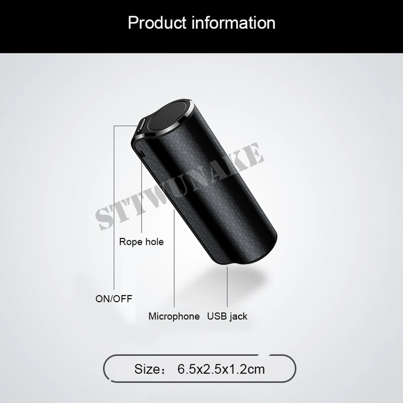 STTWUNAKE Voice recorder 600 hours dictaphone
