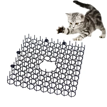 

Support Drop Shipping Plastic Anti-Cat Poke Pad Mandrel Garden Green Plant Protection Tool Animal Drive Cat Nail Pad2
