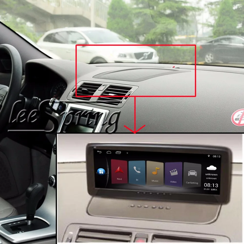 Автомобильный мультимедийный плеер 10 25 дюйма для VOLVO S40 C30 C70 с GPS навигацией MP5