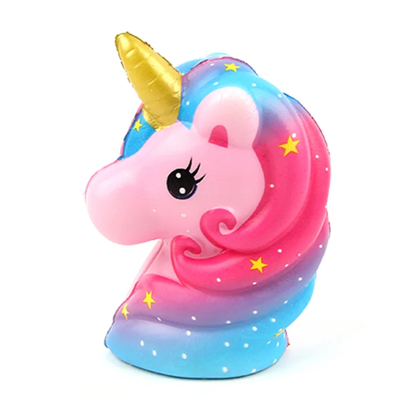 ПУ единорог животные милые медленно поднимающиеся Kawaii сжимаются детские игрушки сжатия рельеф декомпрессии сжимаются игрушки