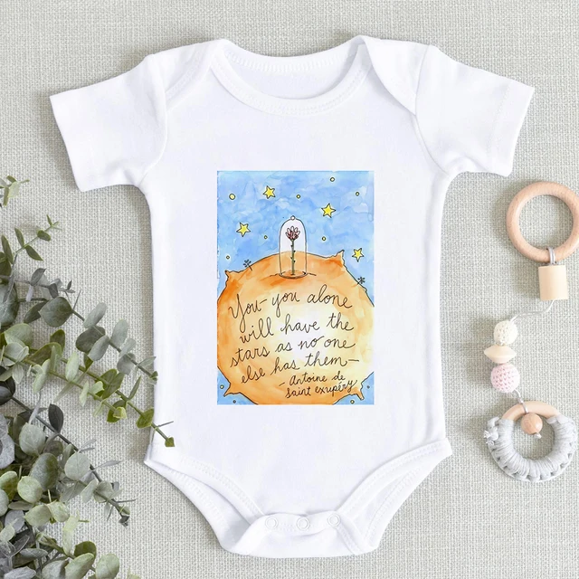 Le Petit Prince Print Aesthetic Newborn Baby Clothes Farance Fashion Vetement Bebe Garcon Baby Girl Bodysuit Casaul Ropa Bebe Bodysuits Aliexpress
