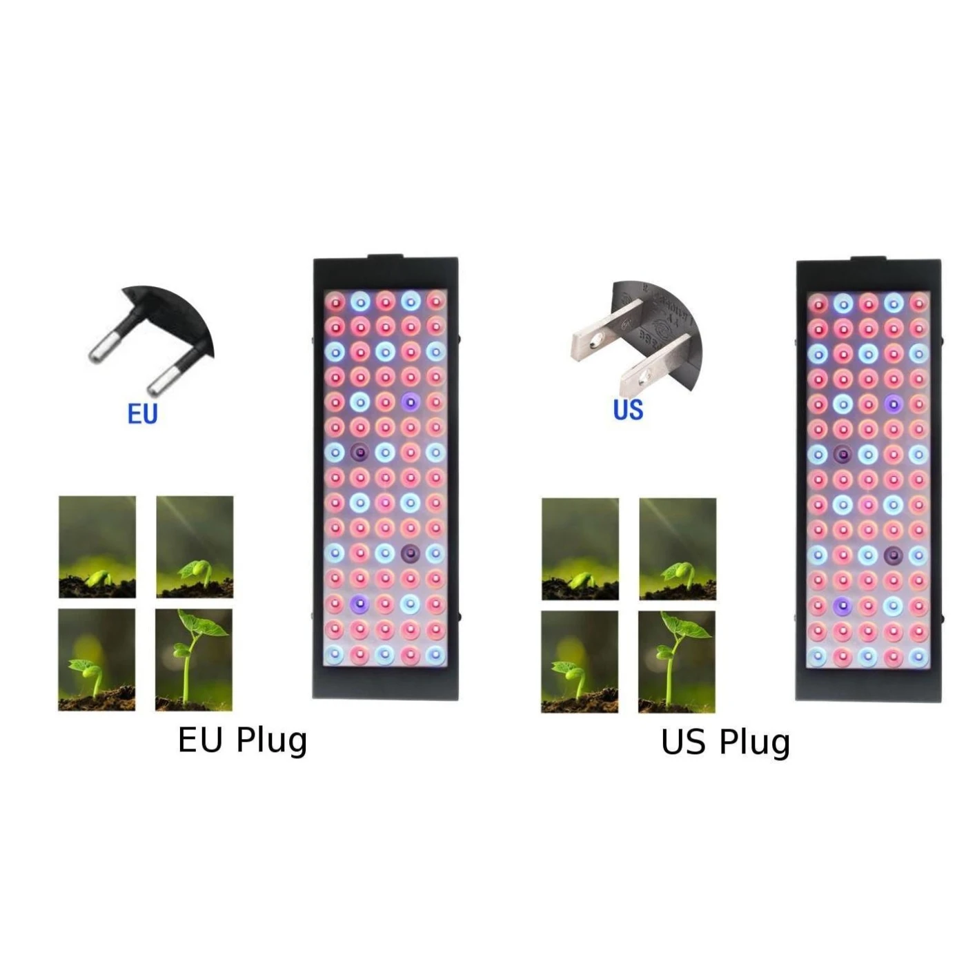 75 светодиодный COB светильник для роста Цветок УФ лампа рассада гидропоники