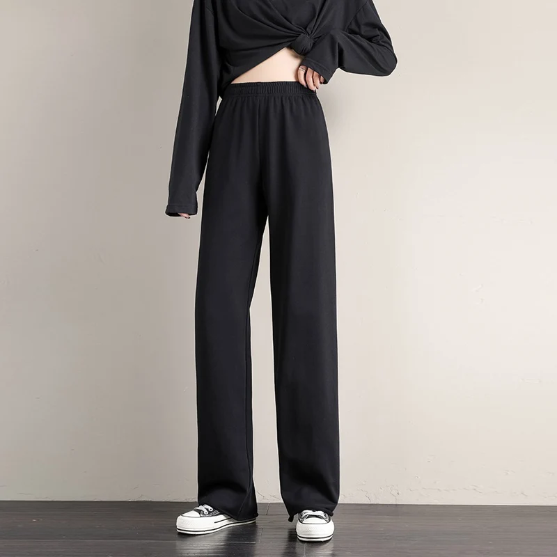 Women's pants female streetwear joggers oversize high waisted Korean style  Fashion wide leg harajuku 2021 new sweatpants baggy