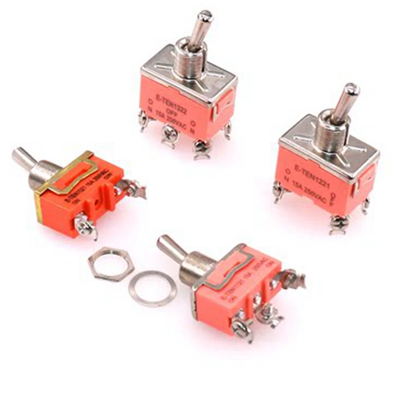 5PCS Premium Toggle and Rocker Power Switch Set