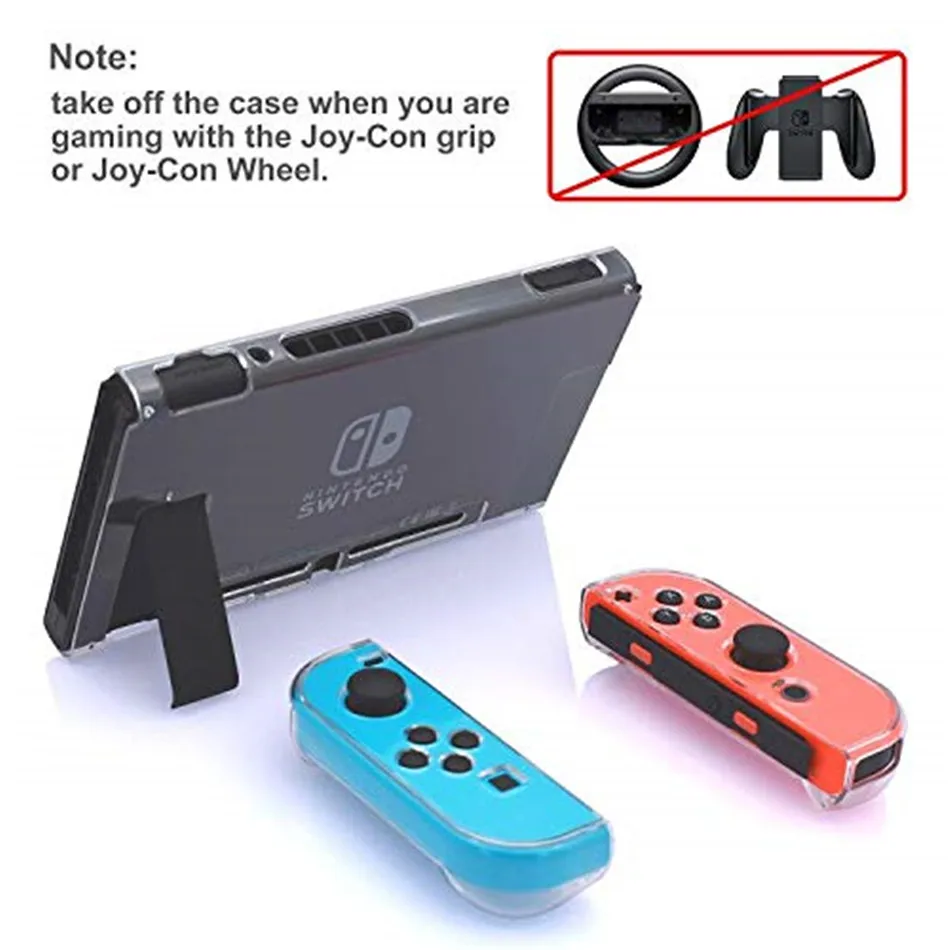 Жесткий защитный чехол из поликарбоната для kingd Switch NS NX чехол прозрачный Кристальный корпус консоль контроллер аксессуары