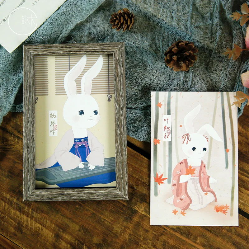 

30 Sheets/Set Kawaii Japanese Style All The Day Postcard Birthday Bussiness Gift Card DIY Journal Decoration