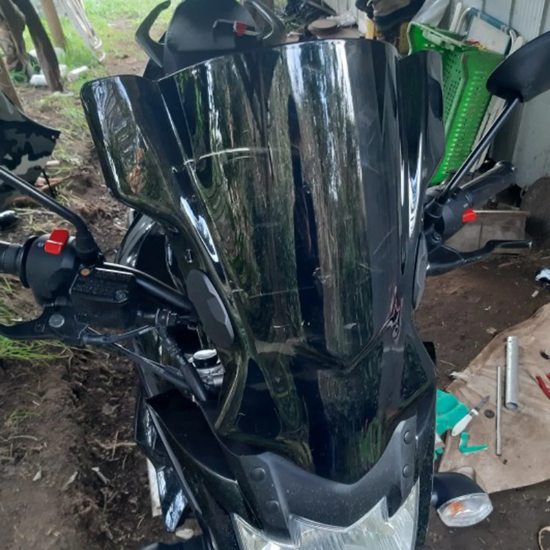 Мотоциклов Регулируемая ветер Экран лобовое стекло для Yamaha Mt03 Mt25 Mt07 Fz07 Mt09 Fz09 Fz1 Fz8 Yzf R6 Sr400