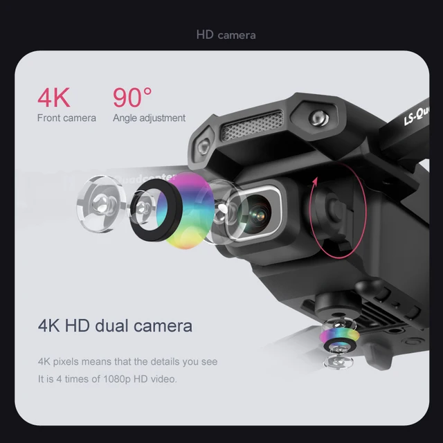 2022 New Mini Drone XT6 4K 1080P HD Camera WiFi Fpv Air Pressure Altitude Hold Foldable Quadcopter RC Drone Kid Toy GIft VS E520 4