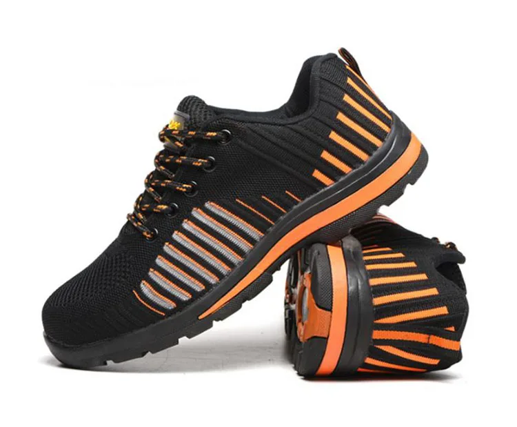 Anti-collision Work Boots New Men Steel Toe Caps Anti-smashing Shoes Anti-puncture Anti-slip Breathable Protective Safety Shoes