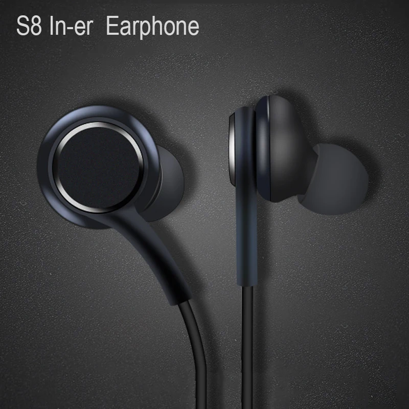 Черные наушники вкладыши 3 5 мм с микрофоном проводная гарнитура для смартфонов