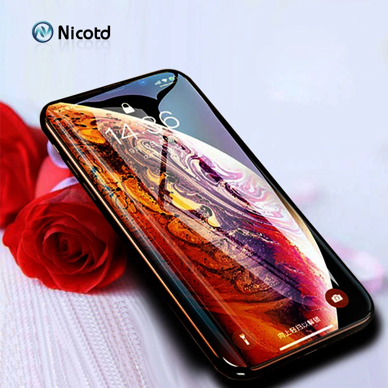 Für iPhone XR XS MAX 20D Schutz Gehärtetem Glas Für iPhone X XS MAX XR Voll Display-schutzfolie Fil