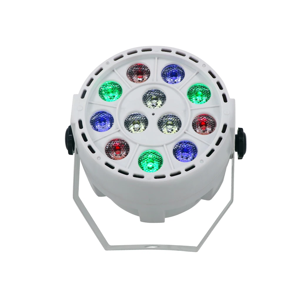10 шт. распродажа Горячая 12x3 Вт RGBW 4IN1LED плоский par-прожектор dmx-панель театральный сценический эффект лампы домашние Вечерние огни для развлечений