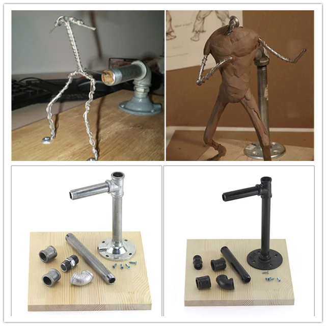 Handmade Aluminum Wire Sculpture Human Skeleton Model Clay Pottery Body  Bracket Clay Tools 30cm/40cm - AliExpress