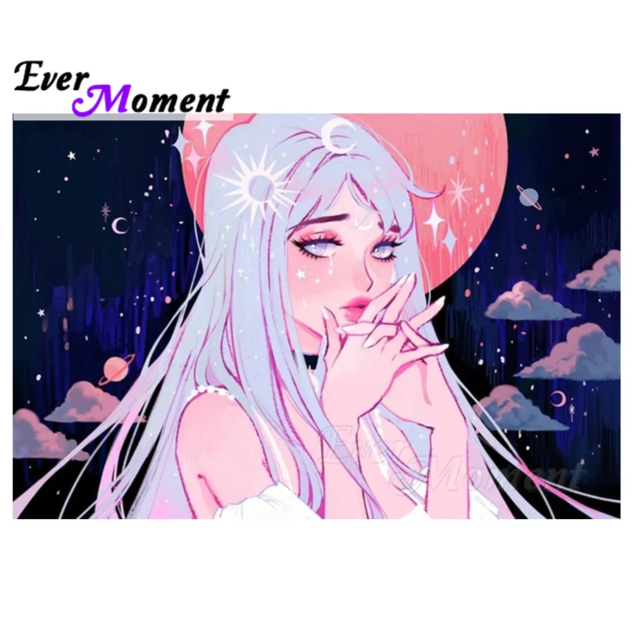 Алмазная живопись Ever Instant необычная искусственная квадратная смола сверла