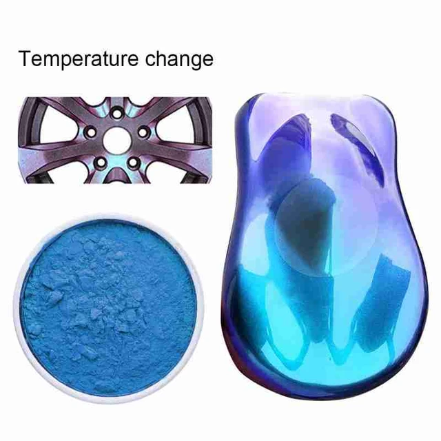 Car Modification Fashion Automotive Thermochromic Paint Pigment Activated  Powder Color Change Resin - AliExpress