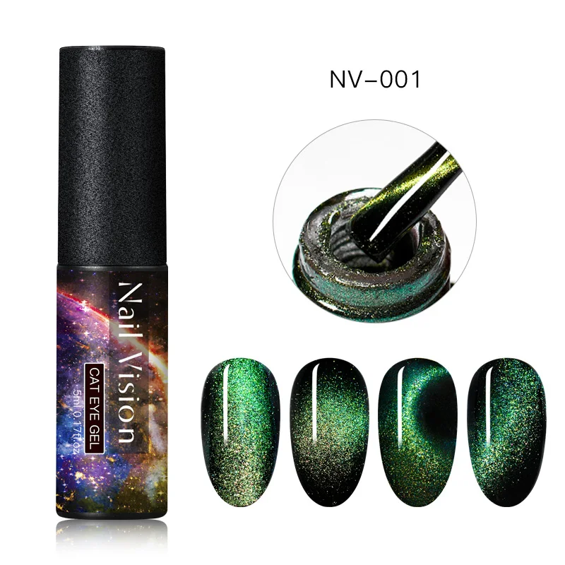 Nail Vision 7D Гель-лак для ногтей с эффектом «кошачий глаз» Хамелеон для использования с магнитом Гель-лак для Ногтей Стойкий Сияющий лазер 5 мл замачиваемый УФ светодиодный Гель-лак - Цвет: S07700