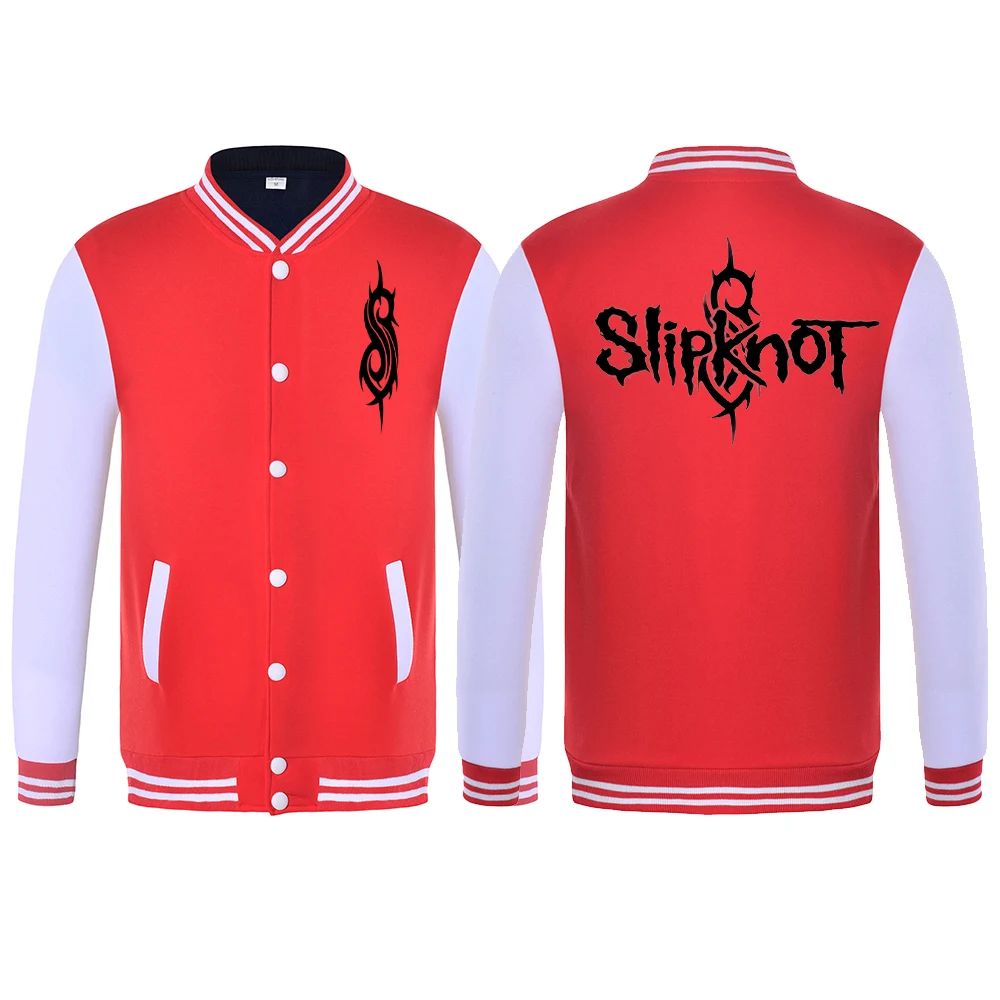 Рок-Группа Slipknot хип-хоп Уличная хипстер бейсбольный костюм куртка бейсбольное пальто, толстовки