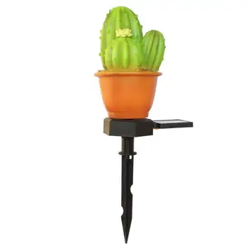 

Solar LED Lawn Lamp Cactus Spike Ground Light for Outdoor Landscape Garden