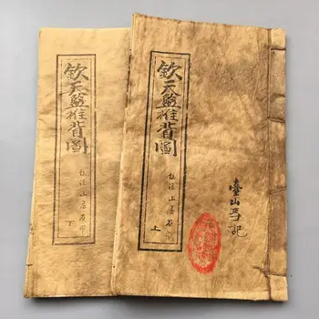

China old thread stitching book 2 ben of push backtu