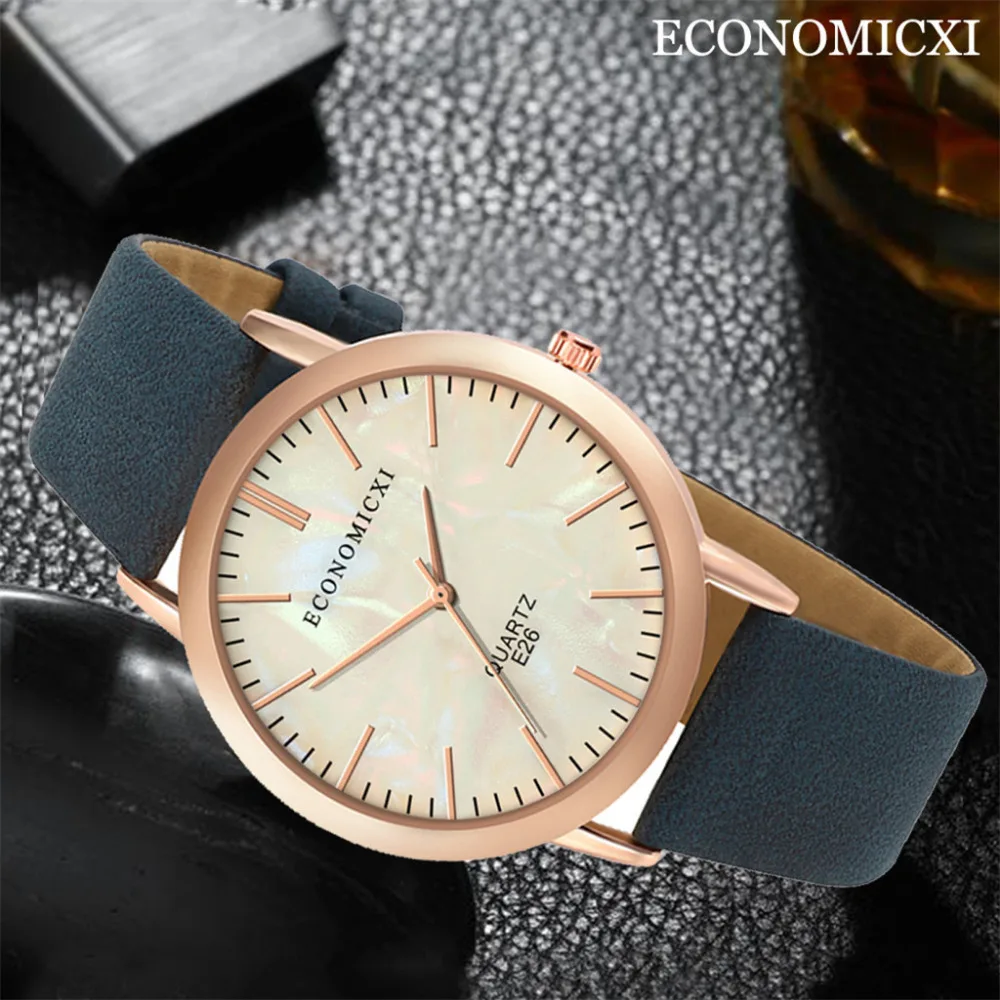 Zegarek Damski женские часы повседневные с сетчатым ремешком модные кожаные женские кварцевые часы круглые наручные часы подарок Reloj Mujer# W